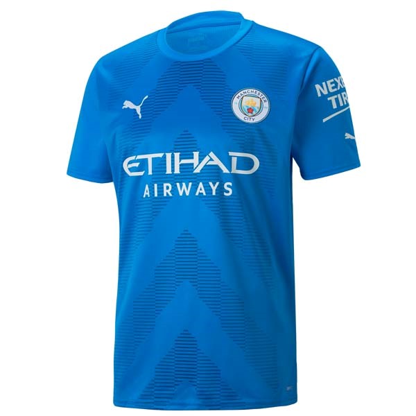 Tailandia Camiseta Manchester City Portero 2022-23 Azul
